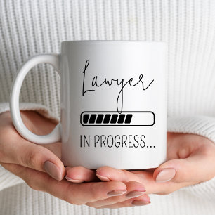 Den framtida advokatadvokaten advokat Lag Gift Law Kaffemugg
