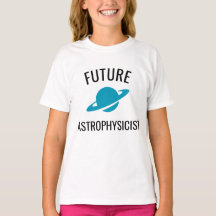 Den framtida astrofysikern lurar tshirten
