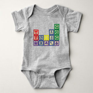 Den framtida biologen Blockar av Baby Bodykostymer T Shirt