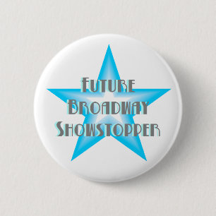 Den framtida Broadway showstopperen (blått) Knapp