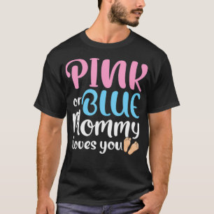 Den framtida Genderna om Baby i Mamma Reveal Party T Shirt