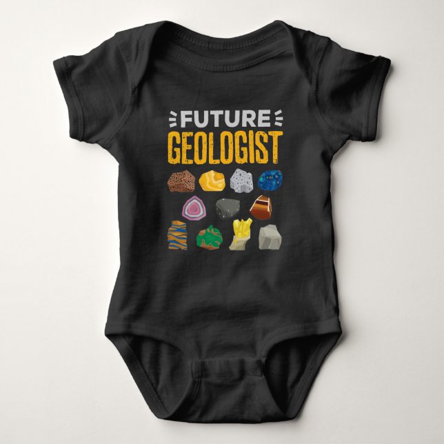 Den framtida geologen Student T Shirt (Framsida)