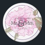 Den framtida herr och fru blombröllop sparar datum magnet<br><div class="desc">Ett unikt sätt att meddela sparande av datumet för ditt bröllop. E-posta mig på JMR_Designs@yahoo.com om du behöver hjälp eller har någon särskild förfrågan.</div>