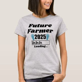 Den framtida jordbrukaren 2025 Baby-meddelande T-S T Shirt