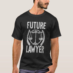 Den framtida juristadvokaten vid advokatskolan Att T Shirt
