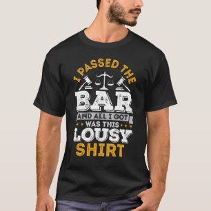 Den framtida juristen jag passerade Pub och allt j T Shirt