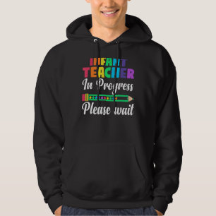 Den framtida läraren för spädbarnslärare under arb hoodie
