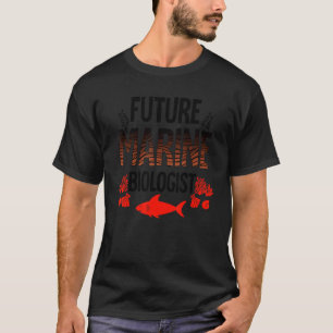 Den framtida marina biologen För barn Tonåringar B T Shirt