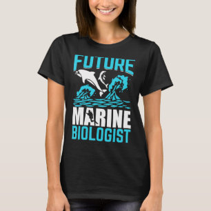 Den framtida marina biologen Ocean Life Biology St T Shirt