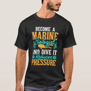 Den framtida marina biologin blir en marin biolog t shirt