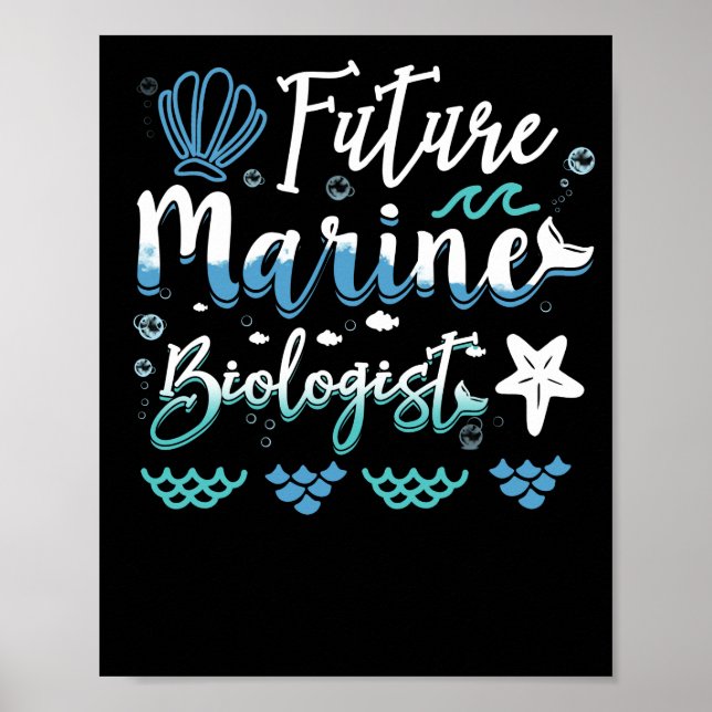 Den framtida marinbiologen Student Poster (Framsidan)
