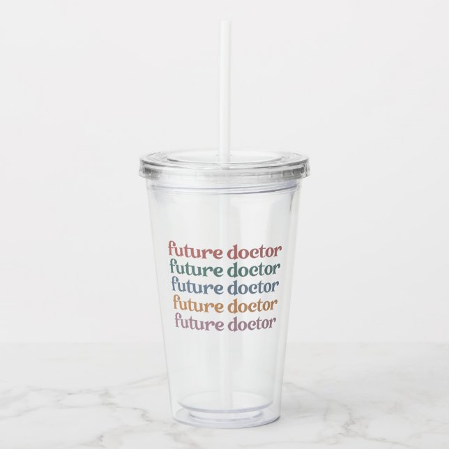 Den framtida medicinska Doktor-skolan Student Gift Take Away Mugg (Framsida)