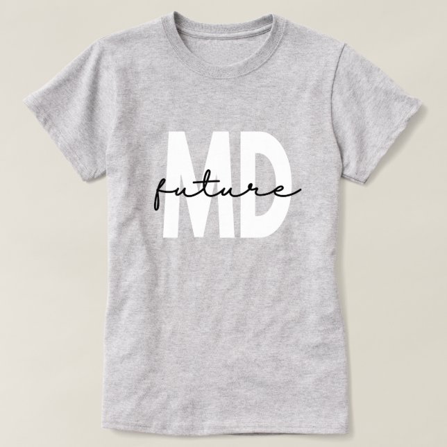 Den framtida medicinska skolan i Doktor i Student T Shirt (Design framsida)