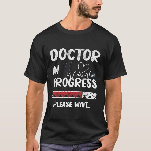 Den framtida medicinska skolan i Doktor Student T Shirt (Framsida)