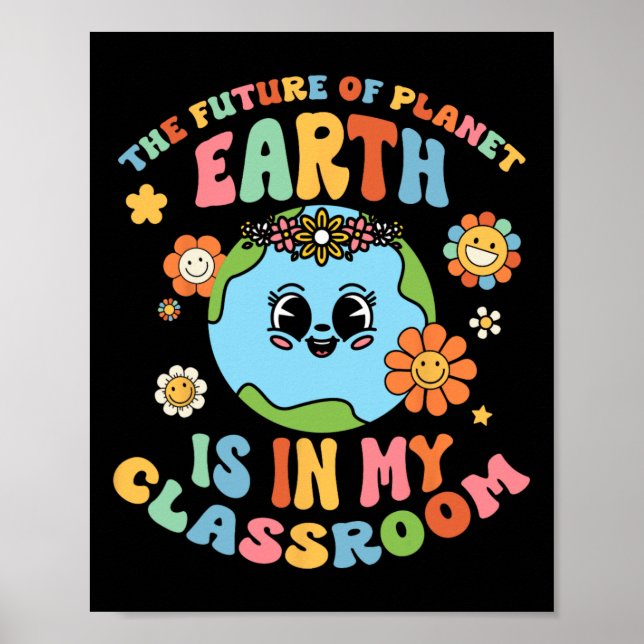 Den framtida planeten jorden är i mitt rum. poster (Framsidan)