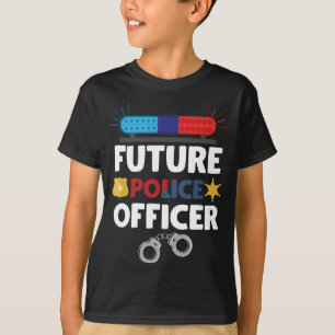 Den framtida polismannen Costume Policeman Kid T Shirt