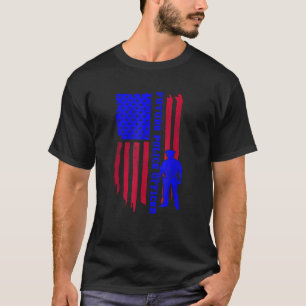 Den framtida polismannen Kids American Flagga T Shirt