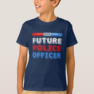 Den framtida polismannen Pojks T-shirt