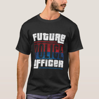 Den framtida polismannen Policeman Funny Cop Gift T Shirt