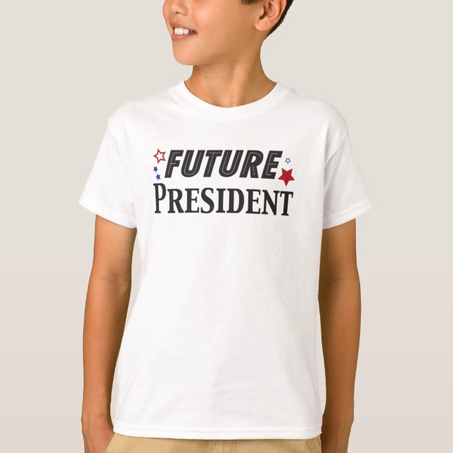 Den framtida presidenten lurar T-tröja Tee Shirt (Framsida)