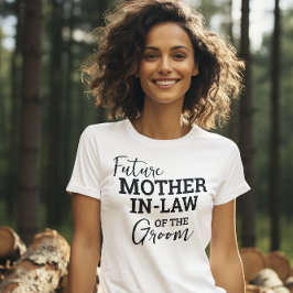 Den framtida Svärmorna Groom WV Bröllop T Shirt