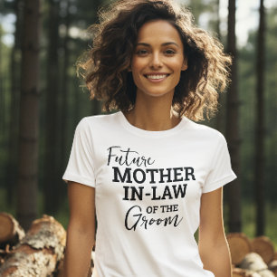 Den framtida Svärmorna Groom WV Bröllop T Shirt