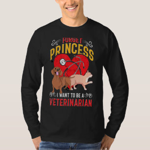 Den framtida veterinären Animal Girls Women Vet Te T Shirt