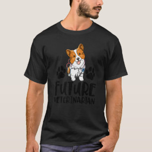 Den framtida veterinären Corgi Women Kärlek Doggy T Shirt