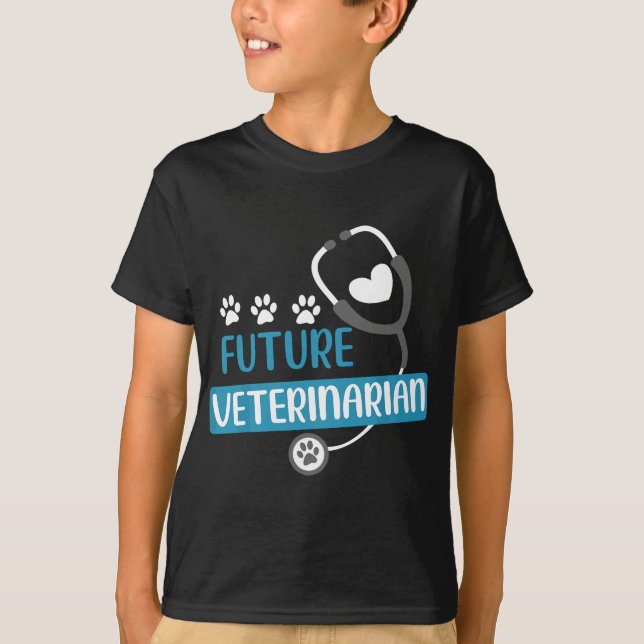 Den framtida veterinären Gift Vet Costume Kit Mana T Shirt (Framsida)