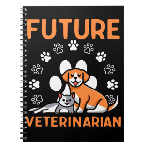 Den framtida veterinären Student Vet Tech Djuräl Anteckningsbok