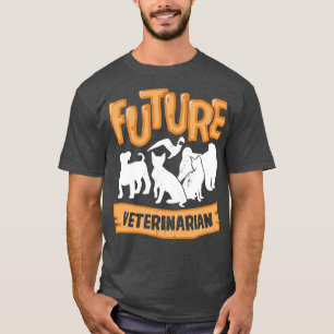 Den framtida veterinären Vet School Student Gift T Shirt