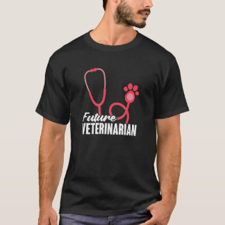 Den framtida veterinären Vet Veterinary Student St T Shirt