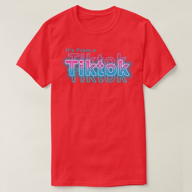 Den från Tiktok T Shirt (Design framsida)