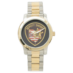 Den Franklin County sheriffklockan - lappa Armbandsur