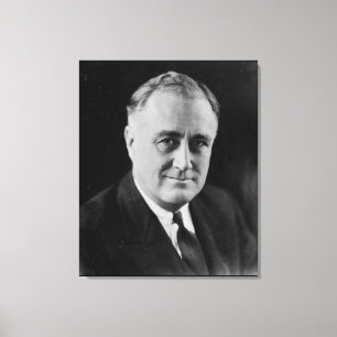 Den FRANKLIN D. ROOSEVELT medborgare 1933 Canvastryck