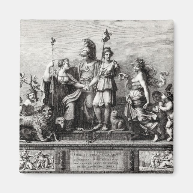 Den Fransk konstitutionen Magnet (Framsidan)