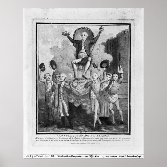 Den Fransk konstitutionen Poster (Framsidan)