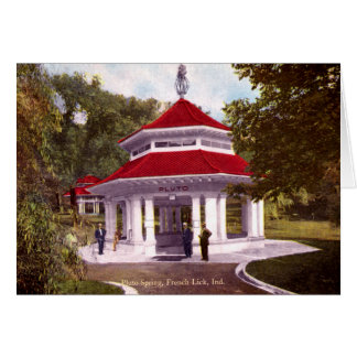 Den franska aningen, Indiana Pluto fjädrar 1910 Hälsningskort