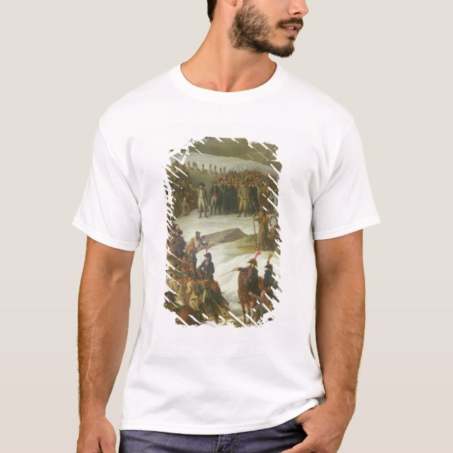 Den franska armén som korsar Stet Bernard, Tee (Framsida)