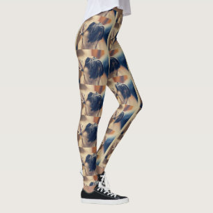 den franska bulldoggen lismar leggings