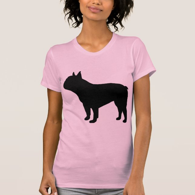 Den franska bulldoggen utrustar `, tee shirt (Framsida)
