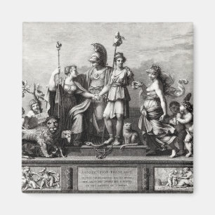 Den franska konstitutionen magnet