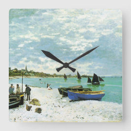 Den franska sjösidaväggen tar tid på fyrkantig klocka