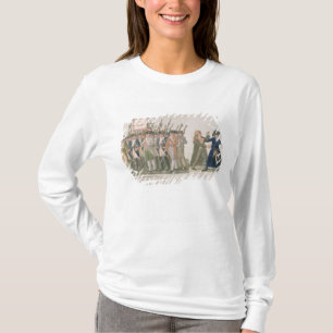 Den franska vowen 'bor Long frihet eller Die T Shirt