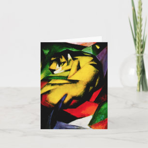 Den Franz Marc tigern noterar kortet Kort