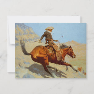 Den Frederic Remingtons cowboyen (1902) Inbjudningar