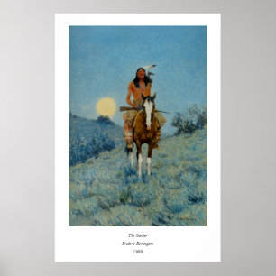Den Frederic Remingtons outlieren 1909 Poster