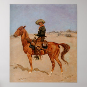Den Frederic Remingtons puncheren (1895) Poster