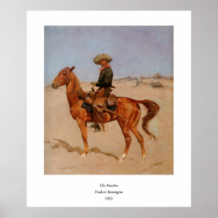 Den Frederic Remingtons puncheren (1895) Poster