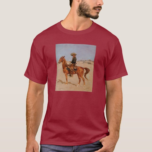 Den Frederic Remingtons puncheren (1895) T-shirt (Framsida)